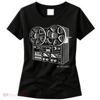 Cassette Tape Reel To Reel Analog Sound System Women's T-Shirt thumb 0