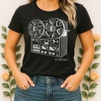 Cassette Tape Reel To Reel Analog Sound System Women's T-Shirt thumb 2