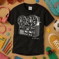 Cassette Tape Reel To Reel Analog Sound System Kids T-Shirt thumb 3