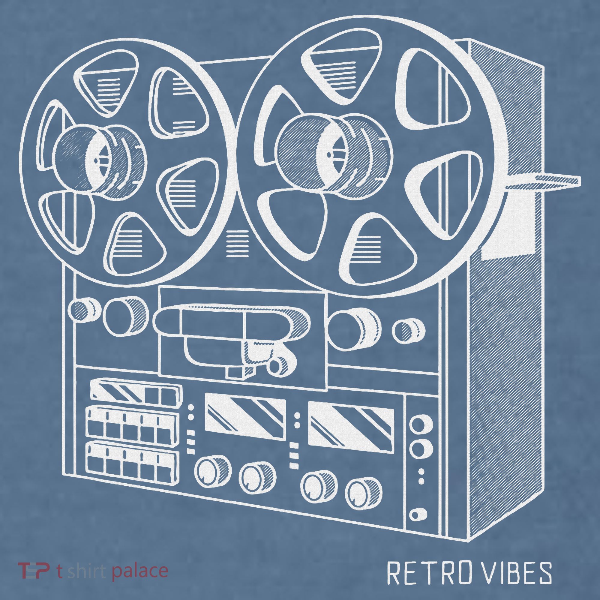 Cassette Tape Reel To Reel Analog Sound System Garment-Dyed Sweatshirt
