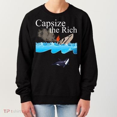 Capsize The Rich Orca Awareness Women's Sweatshirt
