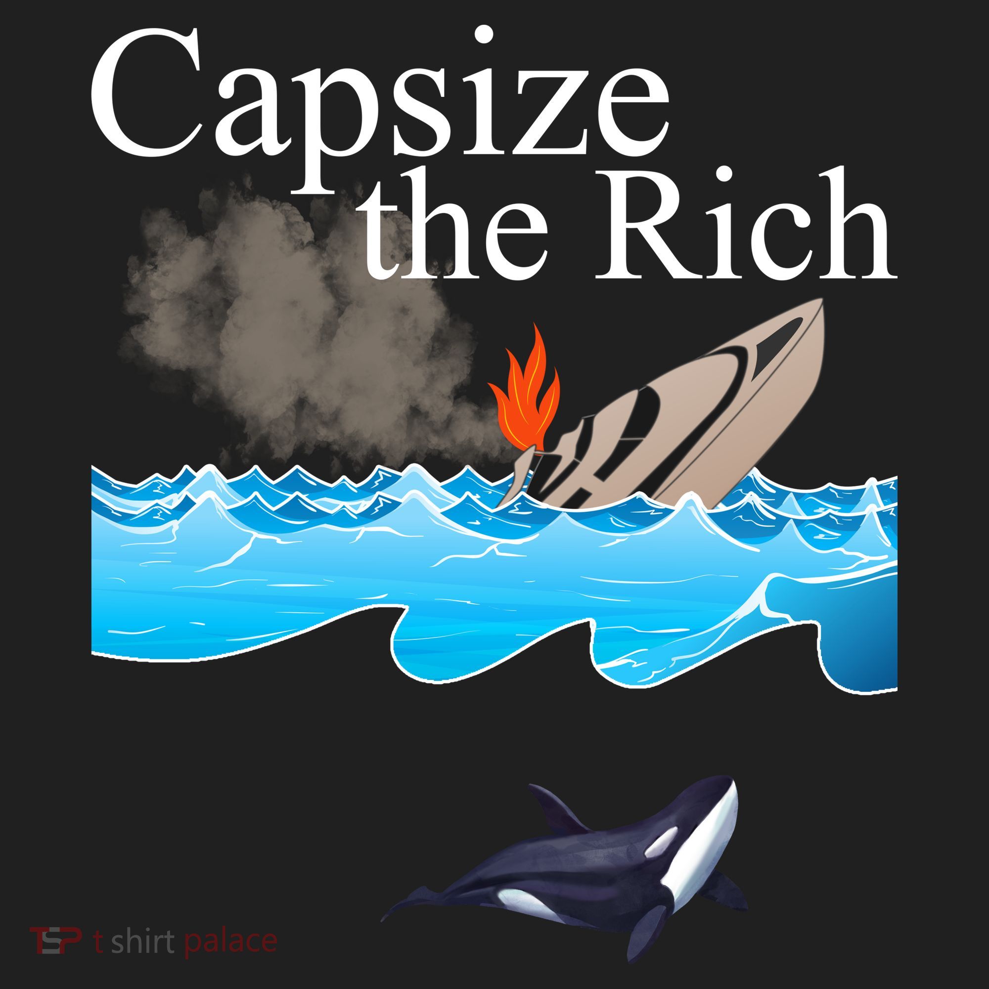Capsize The Rich Orca Awareness Women's Sweatshirt