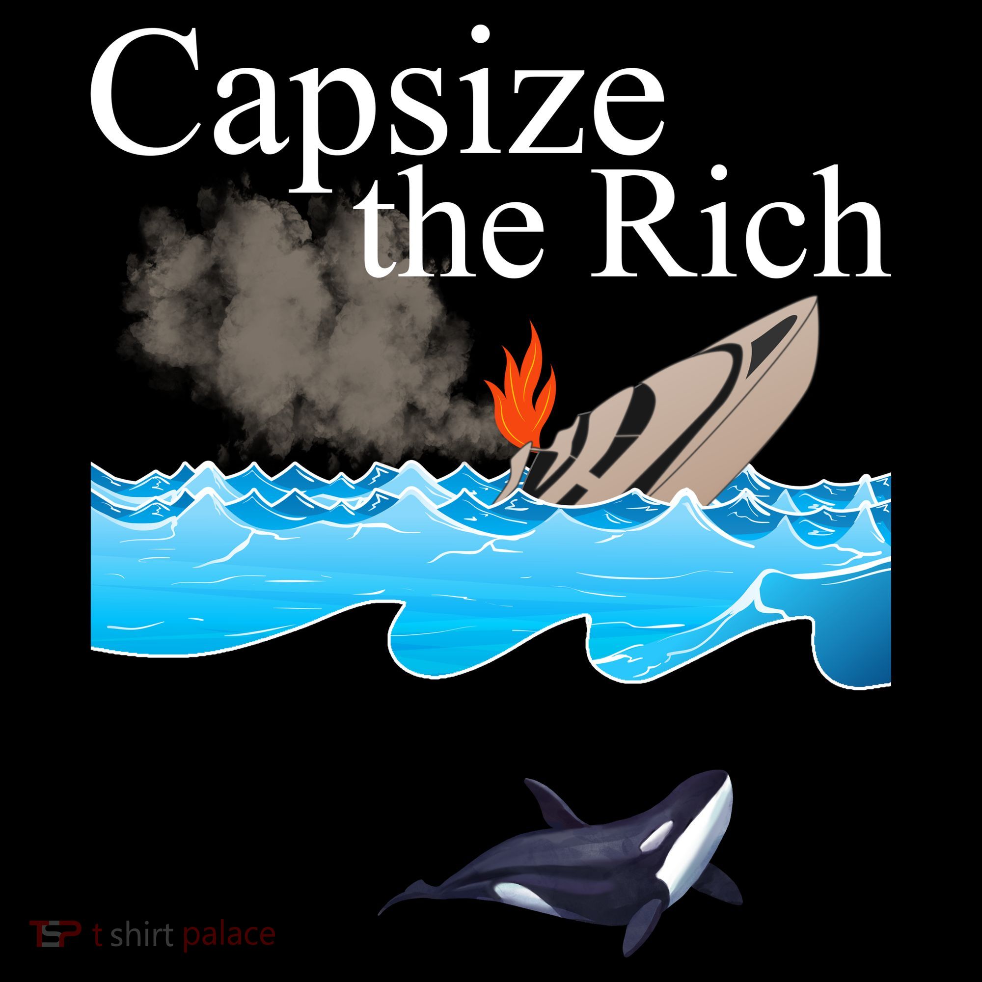 Capsize The Rich Orca Awareness Backpack