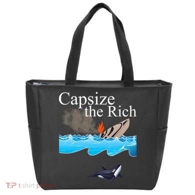 Capsize The Rich Orca Awareness Tote Bag