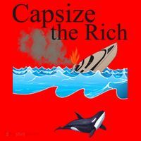 Capsize The Rich Orca Awareness Santa Hat thumb 1