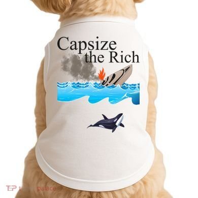 Capsize The Rich Orca Awareness Doggie Tank