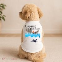 Capsize The Rich Orca Awareness Doggie Tank thumb 2