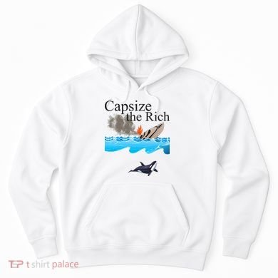 Capsize The Rich Orca Awareness Hoodie