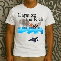 Capsize The Rich Orca Awareness T-Shirt thumb 3