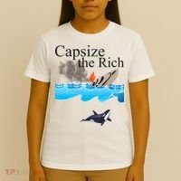 Capsize The Rich Orca Awareness T-Shirt thumb 4