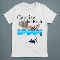 Capsize The Rich Orca Awareness T-Shirt thumb 5