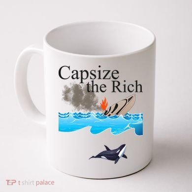 Capsize The Rich Orca Awareness Coffee Mug