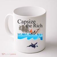 Capsize The Rich Orca Awareness Coffee Mug thumb 0