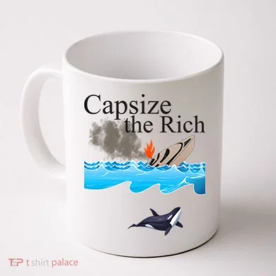 Capsize The Rich Orca Awareness Coffee Mug