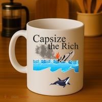 Capsize The Rich Orca Awareness Coffee Mug thumb 4