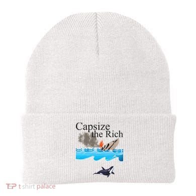 Capsize The Rich Orca Awareness Beanie