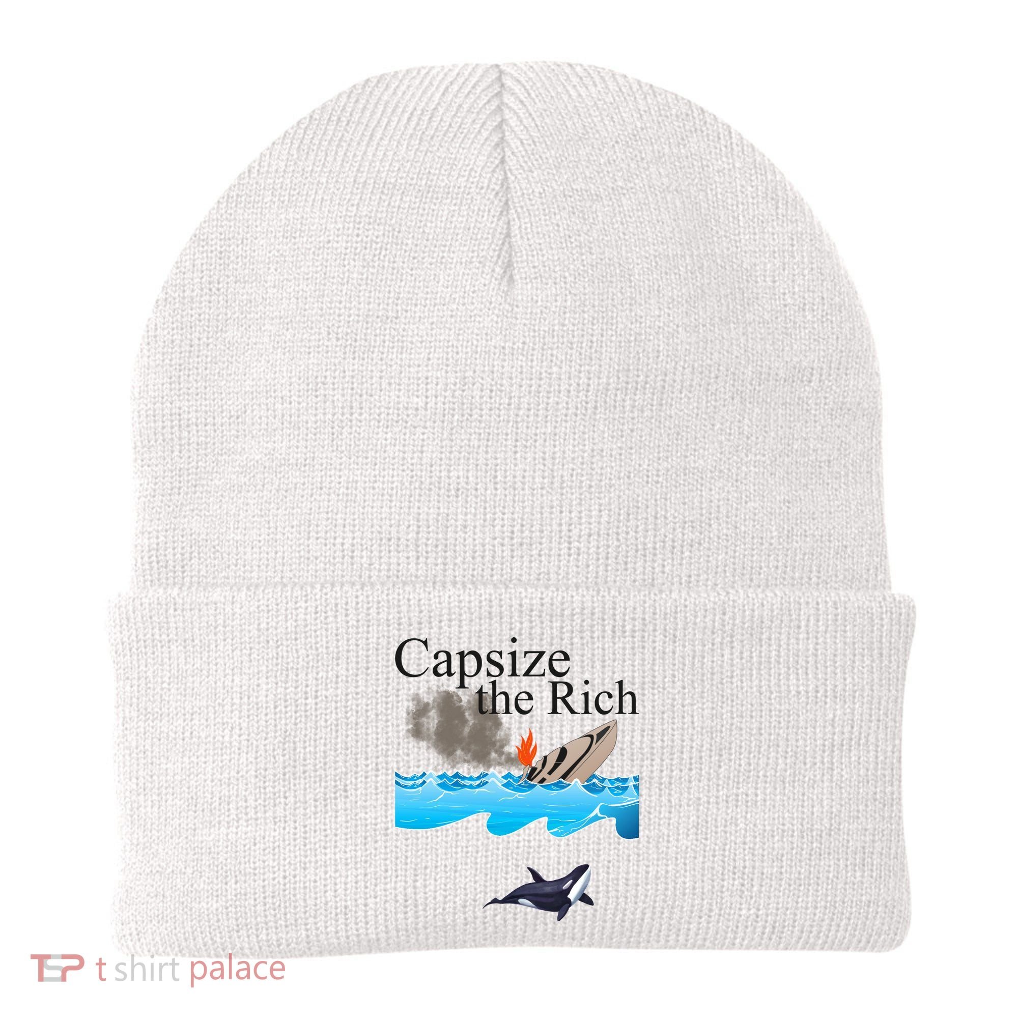 Capsize The Rich Orca Awareness Beanie