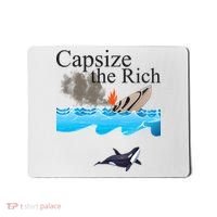 Capsize The Rich Orca Awareness Mousepad thumb 0