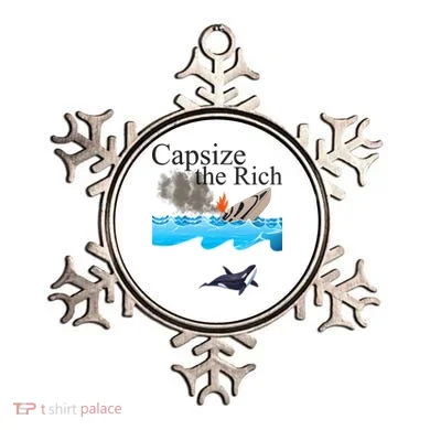 Capsize The Rich Orca Awareness Ornament