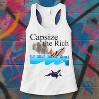 Capsize The Rich Orca Awareness Women's Tank Top thumb 3