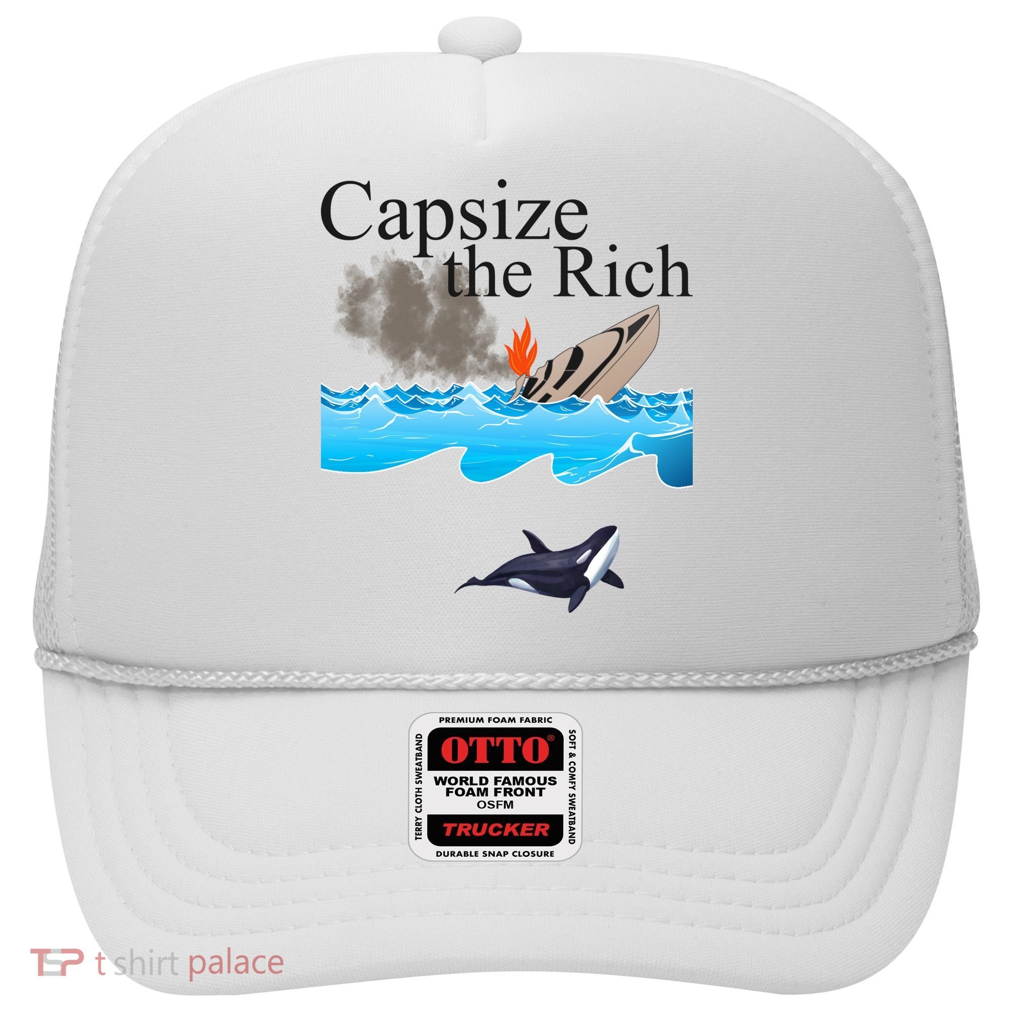 Capsize The Rich Orca Awareness Hat