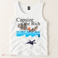 Capsize The Rich Orca Awareness Tank Top thumb 2