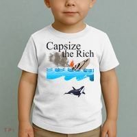 Capsize The Rich Orca Awareness Toddler T-Shirt thumb 2