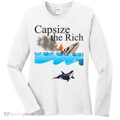 Capsize The Rich Orca Awareness Women's Long Sleeve Shirt