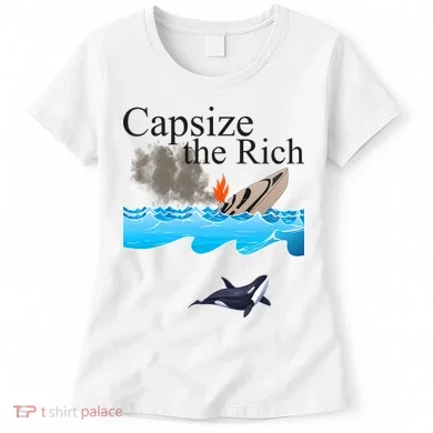 Capsize The Rich Orca Awareness Women's T-Shirt