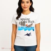 Capsize The Rich Orca Awareness Women's T-Shirt thumb 4