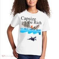 Capsize The Rich Orca Awareness Kids T-Shirt thumb 2