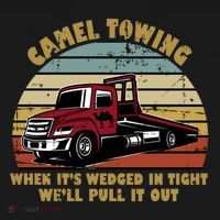 Camel Towing Retro Funny Adult Humor Cringey Dirty Joke Meaningful Gift Women's Hoodie thumb 2