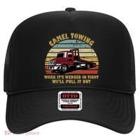 Camel Towing Retro Funny Adult Humor Cringey Dirty Joke Meaningful Gift Hat thumb 0