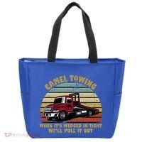 Camel Towing Retro Funny Adult Humor Cringey Dirty Joke Meaningful Gift Tote Bag thumb 0