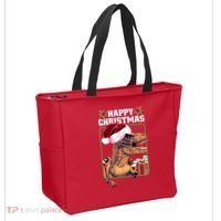 Cool T Rex Happy Christmas Tote Bag thumb 2