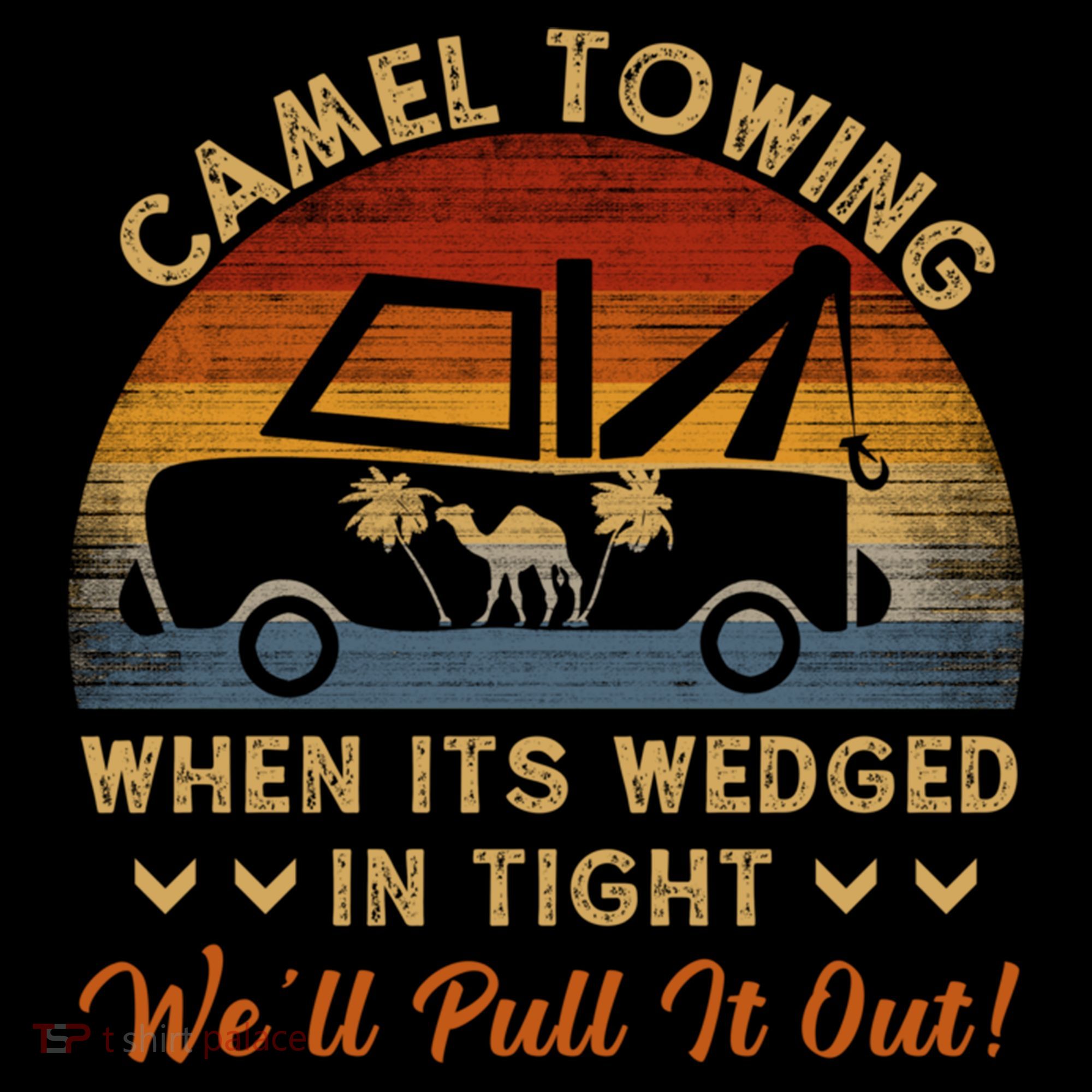 Camel Towing Retro Adult Humor Saying Funny Halloween Great Gift Coffee Mug