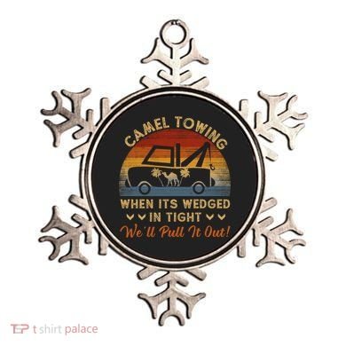Camel Towing Retro Adult Humor Saying Funny Halloween Great Gift Ornament