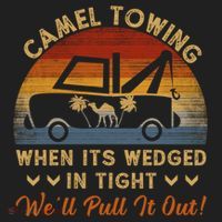 Camel Towing Retro Adult Humor Saying Funny Halloween Great Gift Hat thumb 2