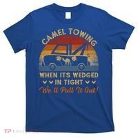 Camel Towing Retro Adult Humor Saying Funny Halloween Great Gift T-Shirt thumb 0