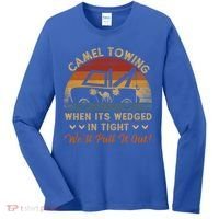 Camel Towing Retro Adult Humor Saying Funny Halloween Great Gift Women's Long Sleeve Shirt thumb 0