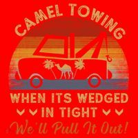 Camel Towing Retro Adult Humor Saying Funny Halloween Great Gift Santa Hat thumb 1