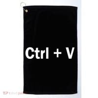 Ctrl + V Golf Towel thumb 0