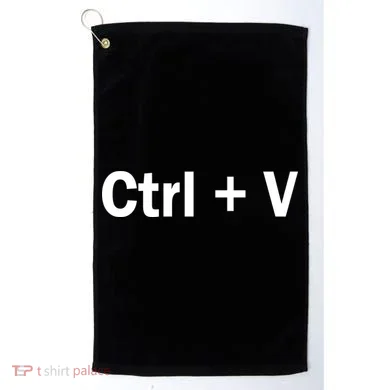Ctrl + V Golf Towel