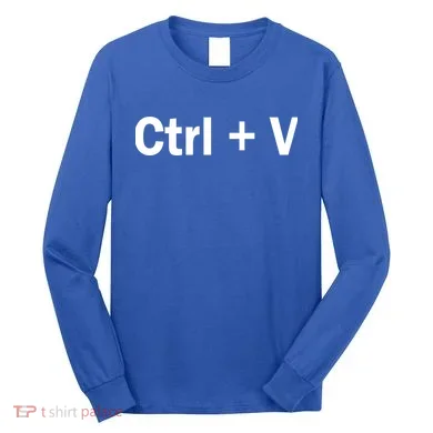 Ctrl + V Long Sleeve Shirt