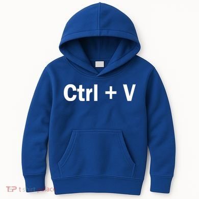 Ctrl + V Kids Hoodie