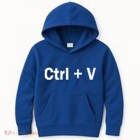 Ctrl + V Kids Hoodie thumb 0