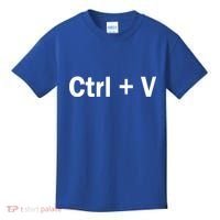 Ctrl + V Kids T-Shirt thumb 0