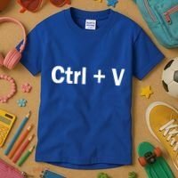 Ctrl + V Kids T-Shirt thumb 3