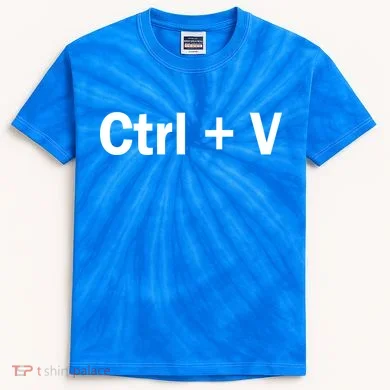 Ctrl + V Kids Tie-Dye T-Shirt