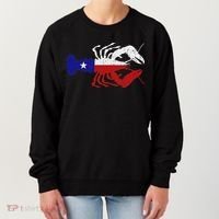 Crawfish Texas Seafood Shellfish Lone Star Southern Food Women's Sweatshirt thumb 0